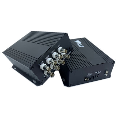 8 Port Analog Video Dijital Optik Dönüştürücü Koaksiyel Kablo Üzerine Multiplexer DC5V
