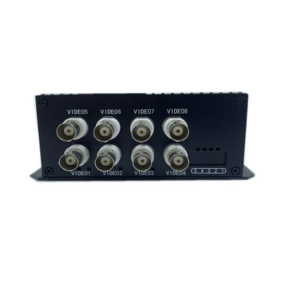 8 Port Analog Video Dijital Optik Dönüştürücü Koaksiyel Kablo Üzerine Multiplexer DC5V