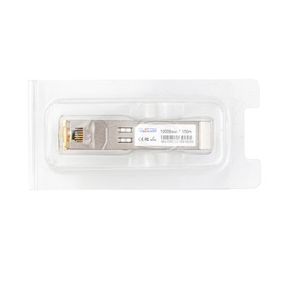Gigabit RJ45 SFP Modülü Alıcı 10/100/1000BASE-T Cat5 Üzerine UTP Kablosu Sıcak Bağlanabilir