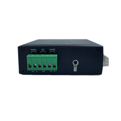 4 Port Endüstriyel Ağ Değiştiricisi Gigait SFP Fiber Optic Ethernet Yönetilmeyen Din Rail