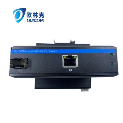 Güçlü Medya Dönüştürücü Poe 15.4W 30W 10/100m Hızlı Ethernet Yönetilmeyen Ce Din Rail