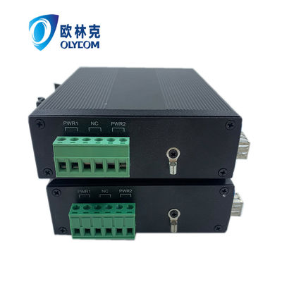 Güçlü Medya Dönüştürücü Poe 15.4W 30W 10/100m Hızlı Ethernet Yönetilmeyen Ce Din Rail