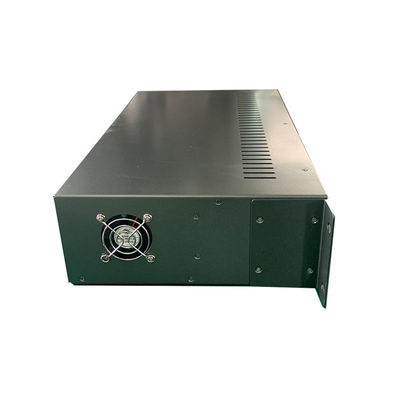 14 Slot Media Converter Rack Şasi 19 Inch 2U Çift AC220V Fiber Media Converters için CE