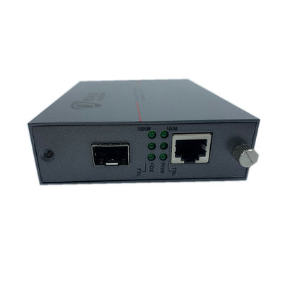 5V1A DC Girişli Fiber Optik Ethernet Medya Dönüştürücü Sfp - Rj45 Otomatik MDI