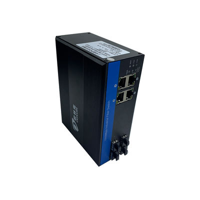 8 Port Gigabit Fiber Switch Endüstriyel Ağı SFP Yönetilmemiş CE IP40 Derecesi