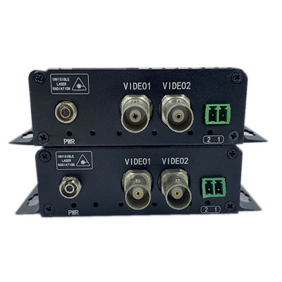 1080P BNC Video Optik Fiber Dönüştürücü RS485 Veri FC Çok Modlu Fiber DC12V CE ile