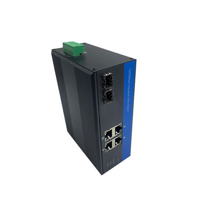 Dayanıklı Gigabit Ethernet Anahtarı Poe Powered 4 RJ45 Bağlantı Noktası Yedekli Güç Girişleri