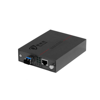 850nm Fiber Optic PoE Media Converter Gigabit Ağı Yönetilmeyen Multimode SFP Kafes