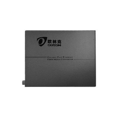 850nm Fiber Optic PoE Media Converter Gigabit Ağı Yönetilmeyen Multimode SFP Kafes