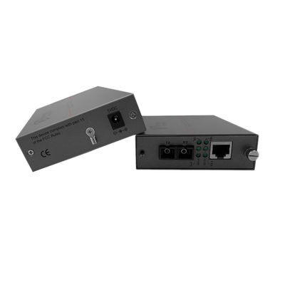 PoE Fiber Media Converter 20KM Megabit 30W Aktif PoE 48V Çıkış SC Port Yönetilmemiş