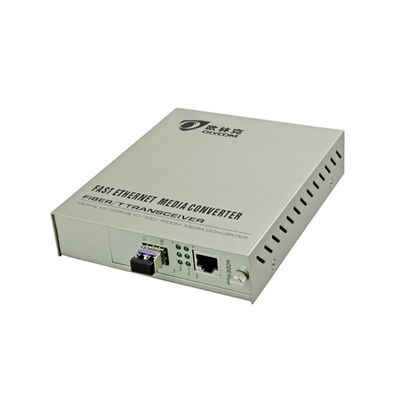 PoE Medya Dönüştürücü SFP Fiber Optical 10/100M Ethernet Yönetilmeyen 30W Bütçe