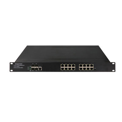 Yönetilen L2 Sertleştirilmiş 16 Bağlantı Noktalı Endüstriyel Ethernet Anahtarı 4 Adet Fiber Bağlantı Noktası DC36V