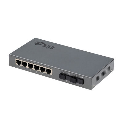6RJ45 Bağlantı Noktalı Masaüstü Ethernet Anahtarı, DC5V1A 8 Bağlantı Noktalı Optik Anahtar