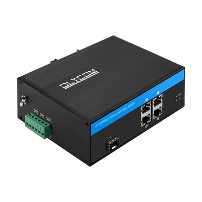 4 Port Endüstriyel Ağ Değiştirme Merkezi 10/100Mbps Hızlı Ethernet Yönetilmeyen CE FCC