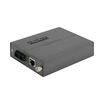Tek Modlu Fiber Medya Dönüştürücü Gigabit Ethernet DC5V 2U Şasi Montajlı Yönetilmeyen CE