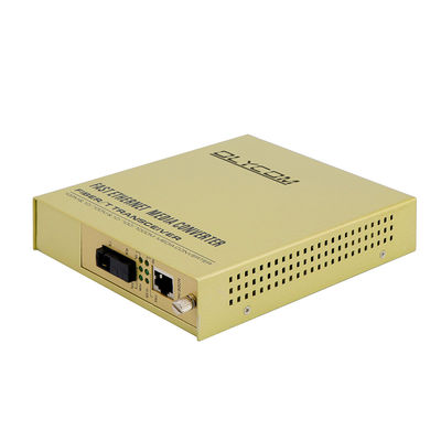 WDM Medya Dönüştürücüsü 100Mbps Rack Mount Fiber Copper Extender Yönetilmemiş