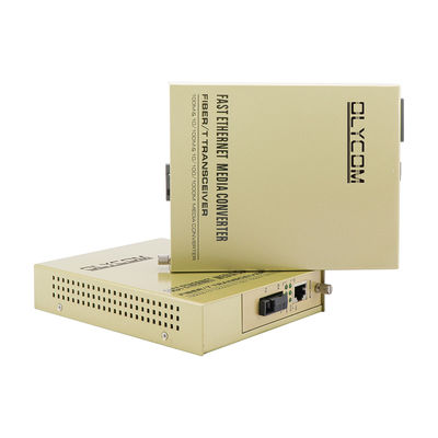 WDM Medya Dönüştürücüsü 100Mbps Rack Mount Fiber Copper Extender Yönetilmemiş