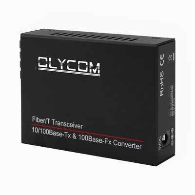 Gigabit PoE Medya Dönüştürücü 15.4W 30W Yönetilmeyen Aktif PoE Dubleks SM MM Fiber CE