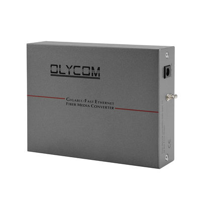 PoE Fiber Media Converter 20KM Megabit 30W Aktif PoE 48V Çıkış SC Port Yönetilmemiş