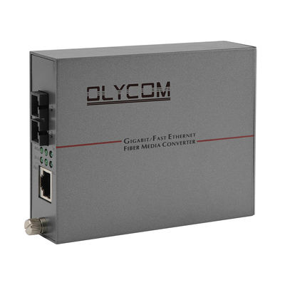 PoE Fiber Media Converter 20KM Megabit 30W Aktif PoE 48V Çıkış SC Port Yönetilmemiş