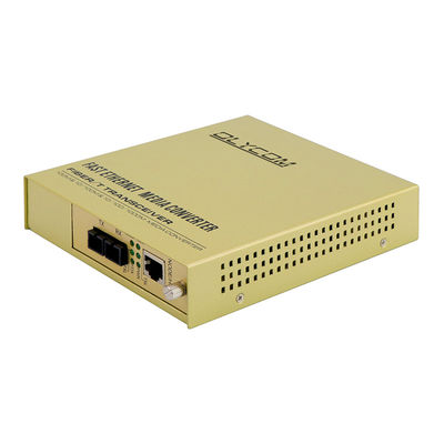 2 Ethernet Bağlantı Noktalı MDIX CCTV Medya Dönüştürücü SMF 100km Maks