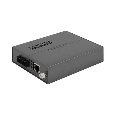 10/100M Ethernet Medya Dönüştürücü LFPT SC Konnektör Raf Tipi Yönetilmeyen DC5V