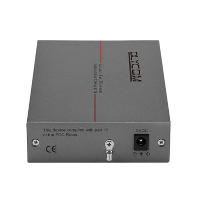 10/100M Ethernet Fiber Media Converter SC Bağlantı Rack Montable Unmanaged DC5V LFPT