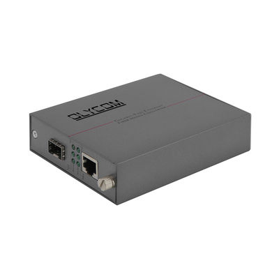 SFP Fiber Media Converter 10/100Mbps LFPT Optik Ethernet Rack Montable Unmanaged DC5V