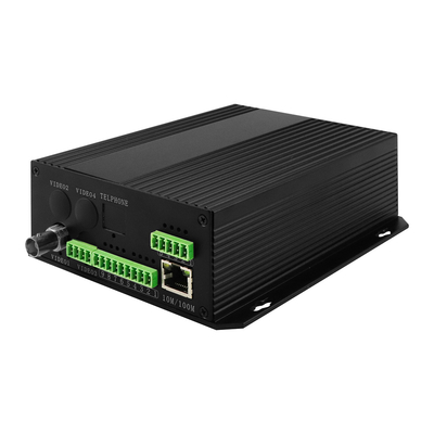 Bidi Data Dry Contact Analog Video Fiber Converter RS232 RS485 Rak Montajlı DC12V
