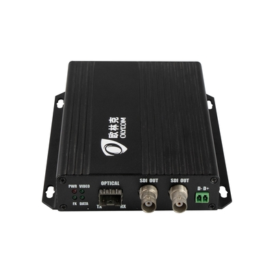 RS485 Veri Yerel Loopout ile 3G-SDI Fiber Optic Extender 1 SDI İçin 2 SDI Dışarı