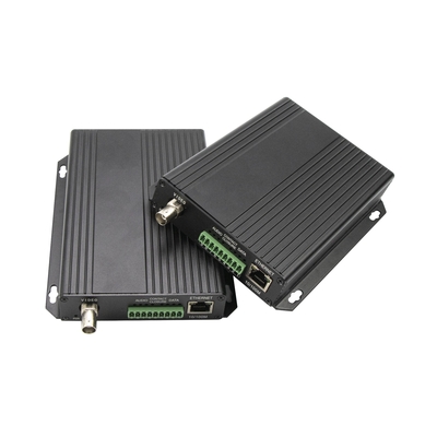 Analog Video Bidi Veri RS232/RS422 10/100M Ethernet Üzerine Fiber Dönüştürücü DC5V
