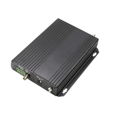 Analog Video Bidi Veri RS232/RS422 10/100M Ethernet Üzerine Fiber Dönüştürücü DC5V