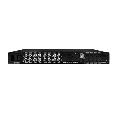 16 Port AHD CVI TVI CVBS Video To Fiber Converter HD 1080P CCTV İzleme AC220V