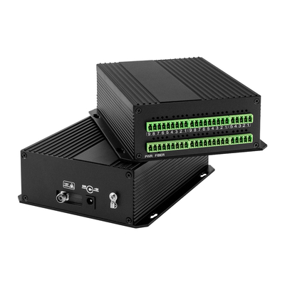 Kuru temas kapama fiber optik dönüştürücü Bidi kapalı 8 port rack monte edilebilir