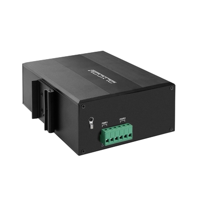 10 Port L2 Yönetilen Fiber Switch Gigabit Güçlü Ethernet VLAN RRPS Yönetilebilir CE